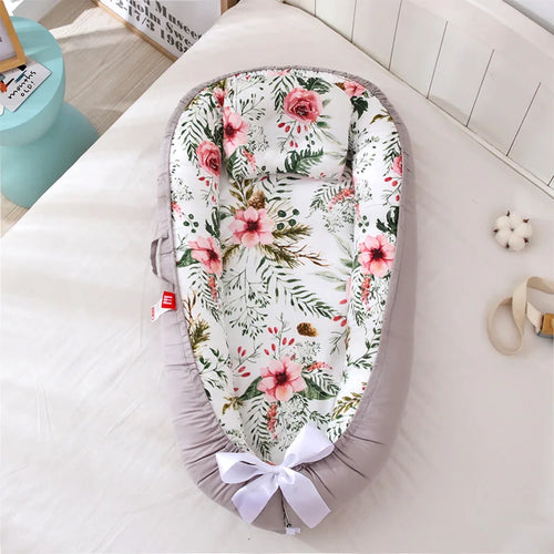 Baby Nest for Co Sleeping Newborn Baby Lounger Cotton Breathable