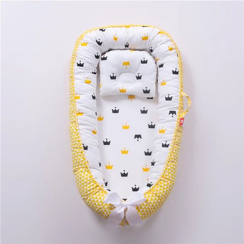 Baby Nest for Co Sleeping Newborn Baby Lounger Cotton Breathable