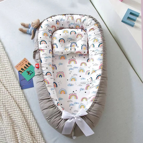 Baby Nest for Co Sleeping Newborn Baby Lounger Cotton Breathable