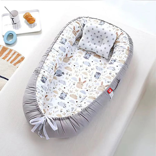 Baby Nest for Co Sleeping Newborn Baby Lounger Cotton Breathable